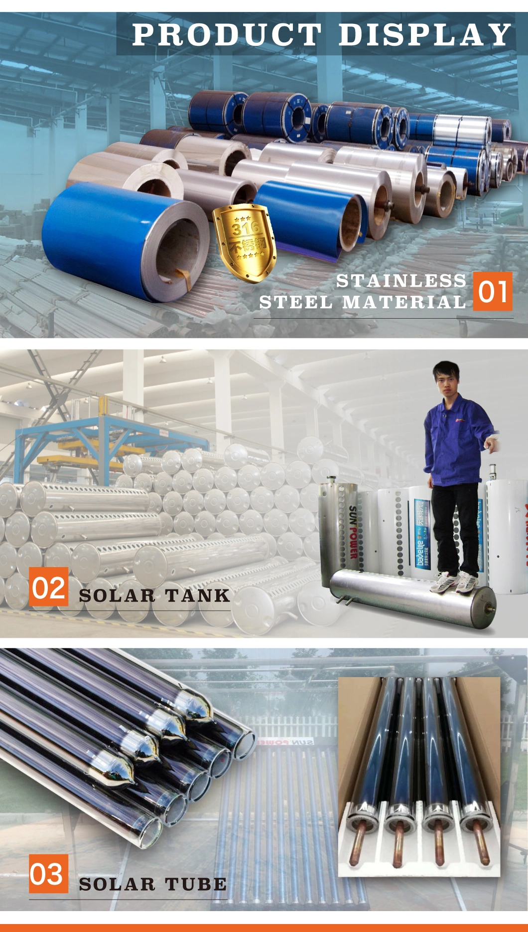 Flat Panel Solar Water Heater